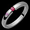 Titanium and Gemstone 